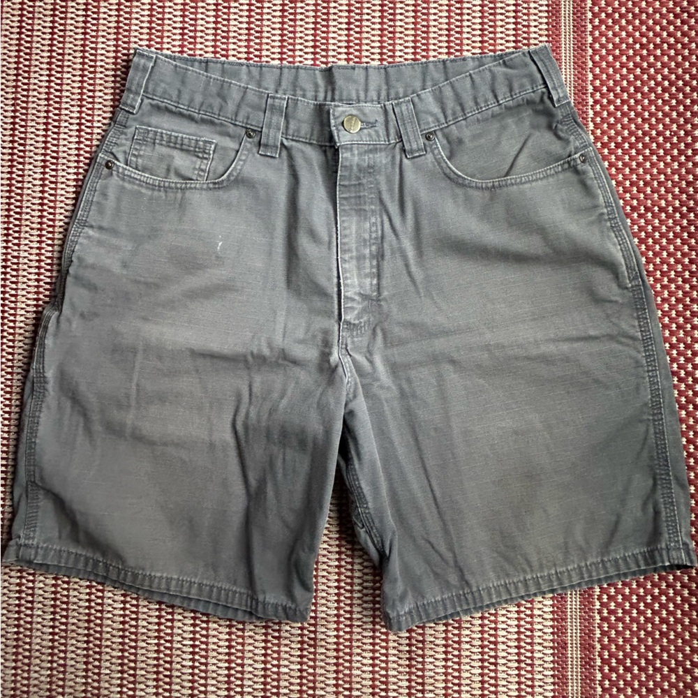 Carhartt Gray Canvas Shorts